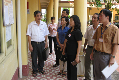 Kiểm tra công tác chuẩn bị cho kỳ thi tuyển sinh đại học, cao đẳng năm 2010